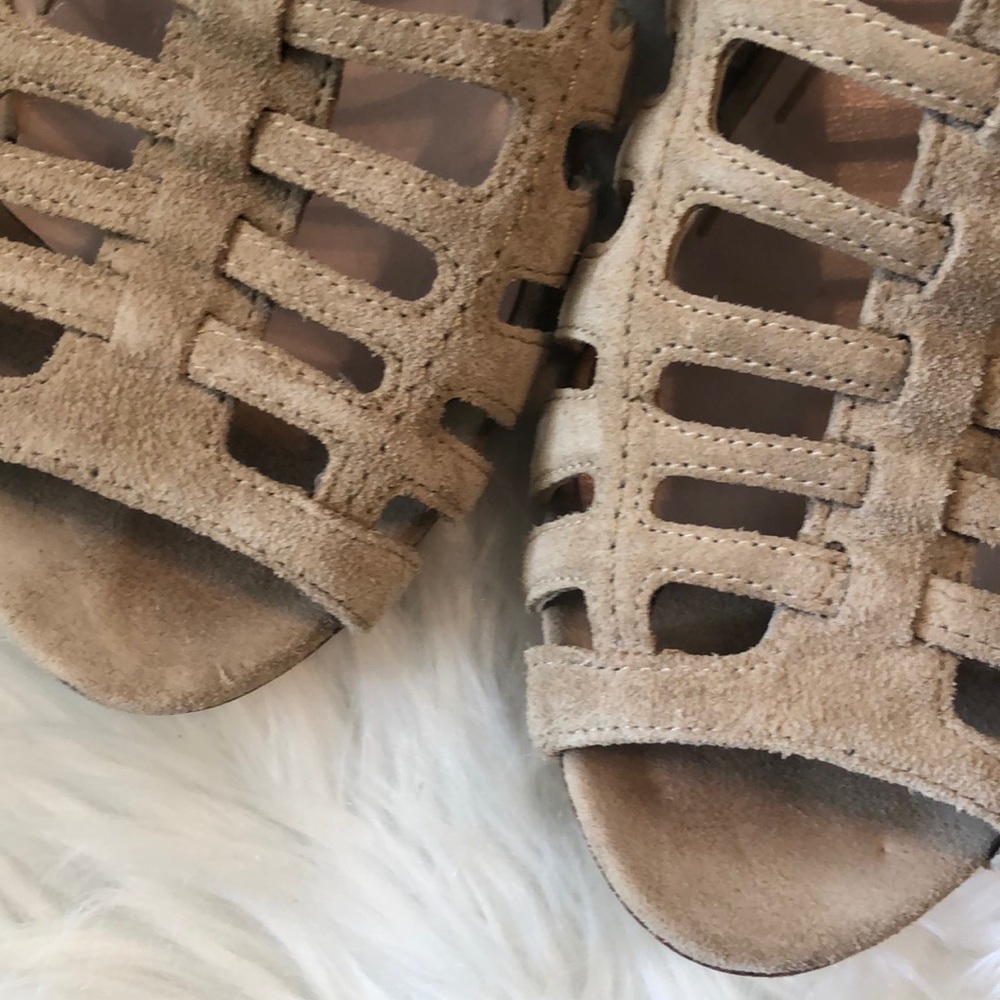 Miu Miu Tan Suede Gladiator Sandals - Picture 8 of 8
